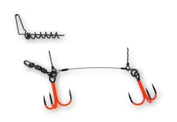 Pikecraft - Double Swivel Stinger Rig UV