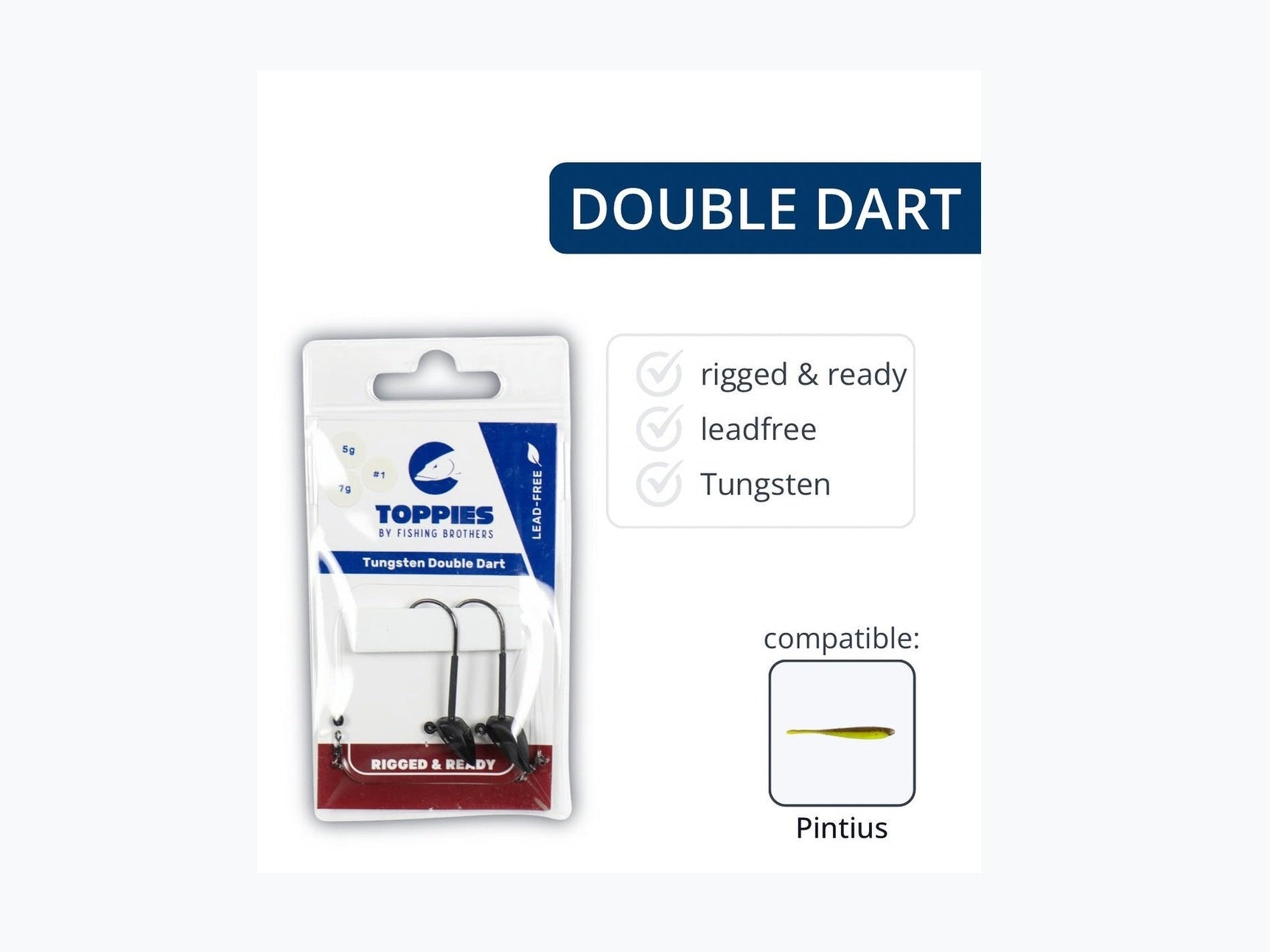 Toppies - Tungsten  Double Dart 5g + 7g