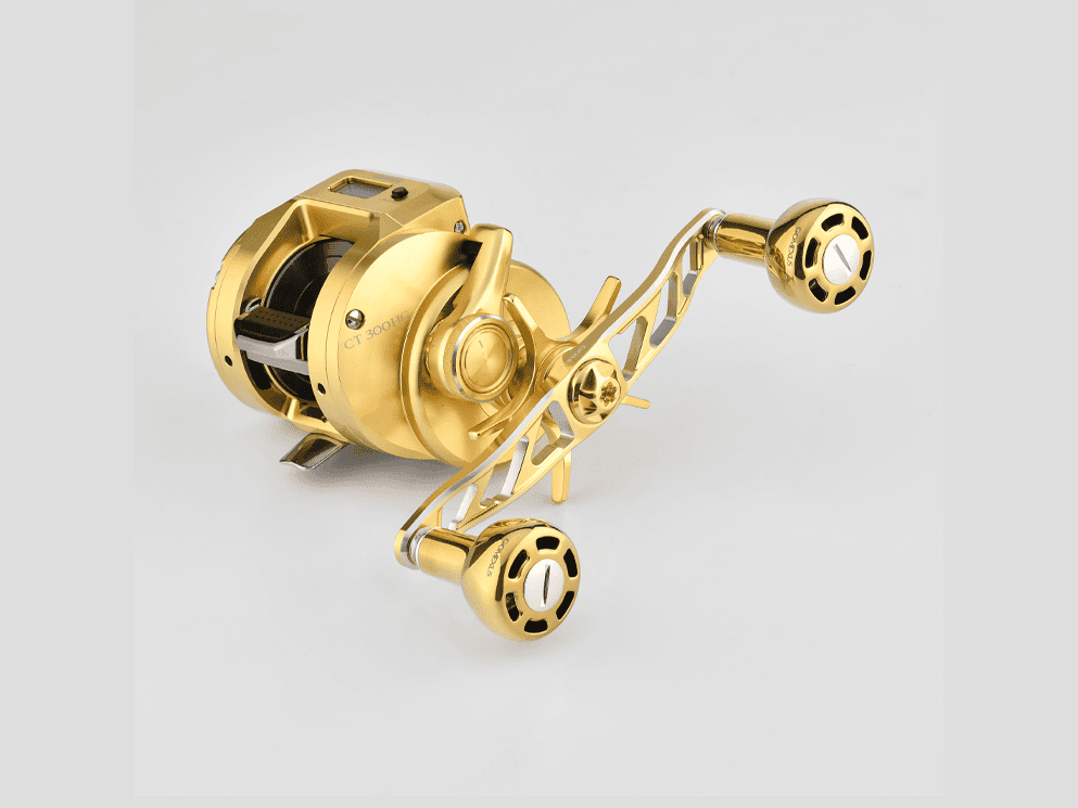 Gomexus - Aluminum Handle for Baitcasting Reel with Titanium Knob (120mm)