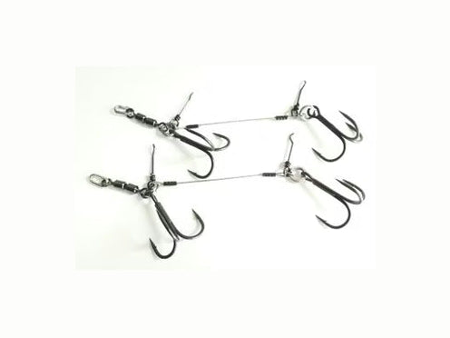 Pikecraft – Double Swivel Stinger Rig (2 pcs)