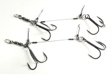 Pikecraft – Double Swivel Stinger Rig (2 pcs)