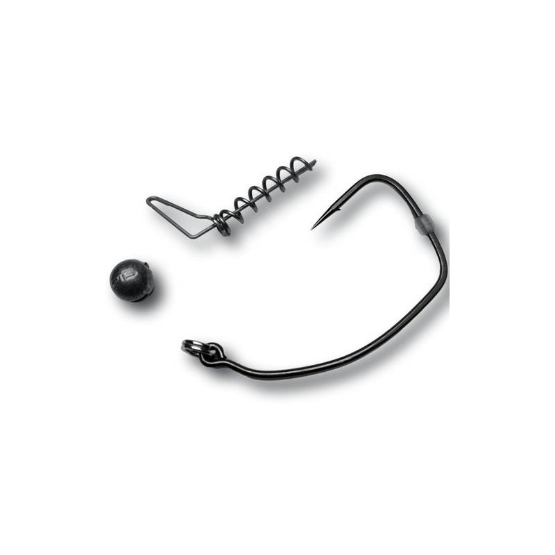 Pikecraft – The Weedless–Rig S-Screw (BKK12/0, 10g Lead)